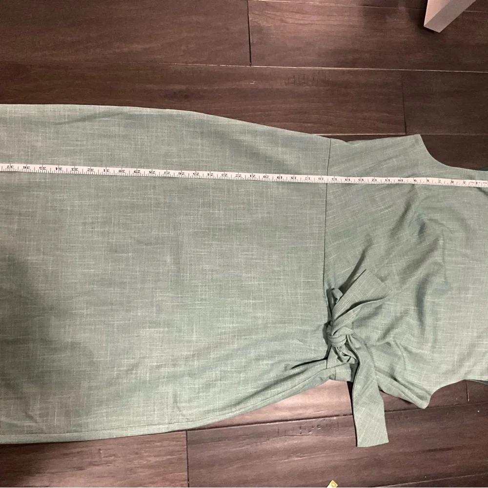 NWT Ann Taylor Green Dress Size 14 - Picture 4 of 4